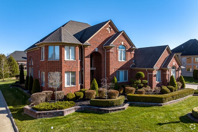 Large properties located on canals and Lake St. Clair provide plenty of room for large families.