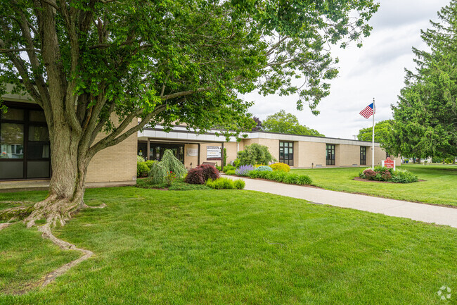 St. Rose of Lima School is located right in the heart of this Warwick neighborhood.