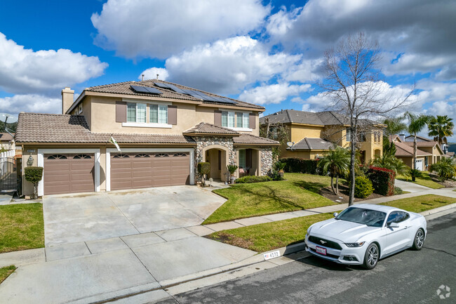 Two-story and two-garaged homes are found in Eagle Glen.