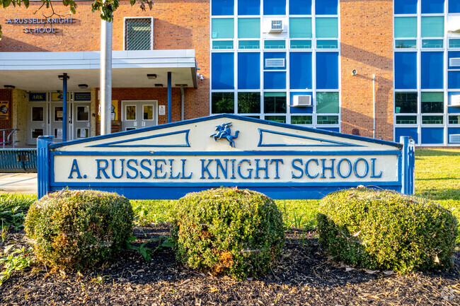 Children can attend A. Russell Knight Elementary School.