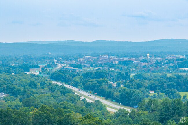 East Concord is a short drive away from the state capital.