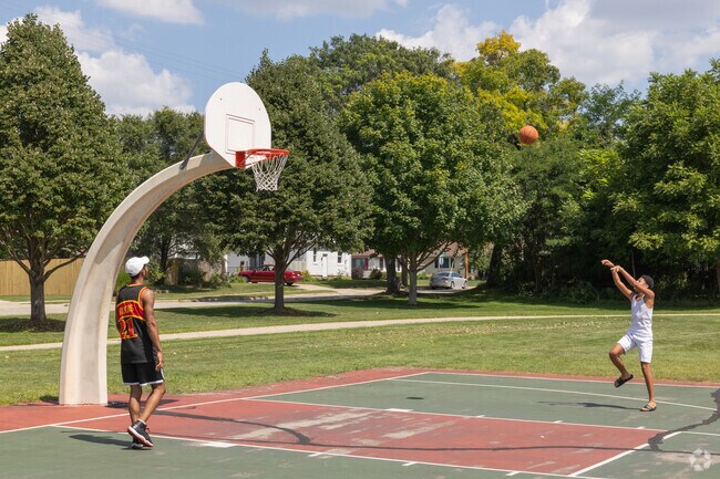 You can usually grab a pick up basketball game at Oriole Park.