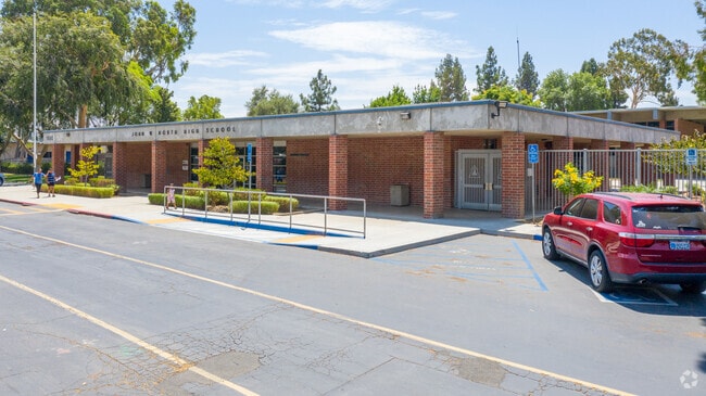 Exterior of John W. North High School.