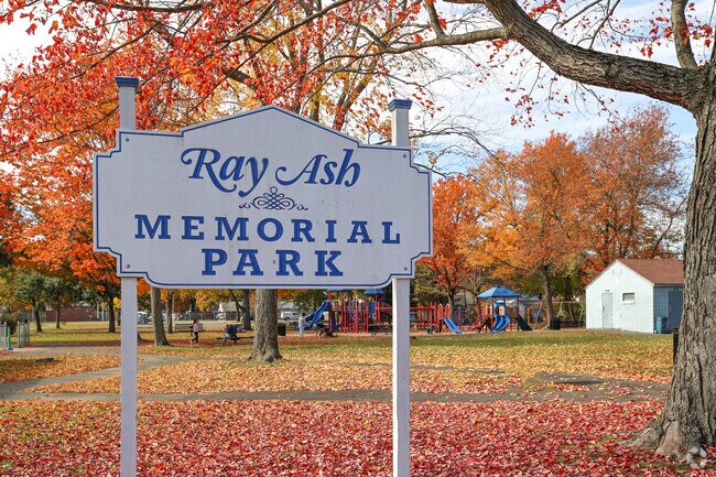 Play a pick-up game in the expansive fields of Ray Ash Park in Aldenville.