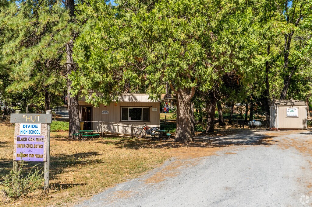 Divide High School is part if Black Oak Mine Unified School District in El Dorado County.