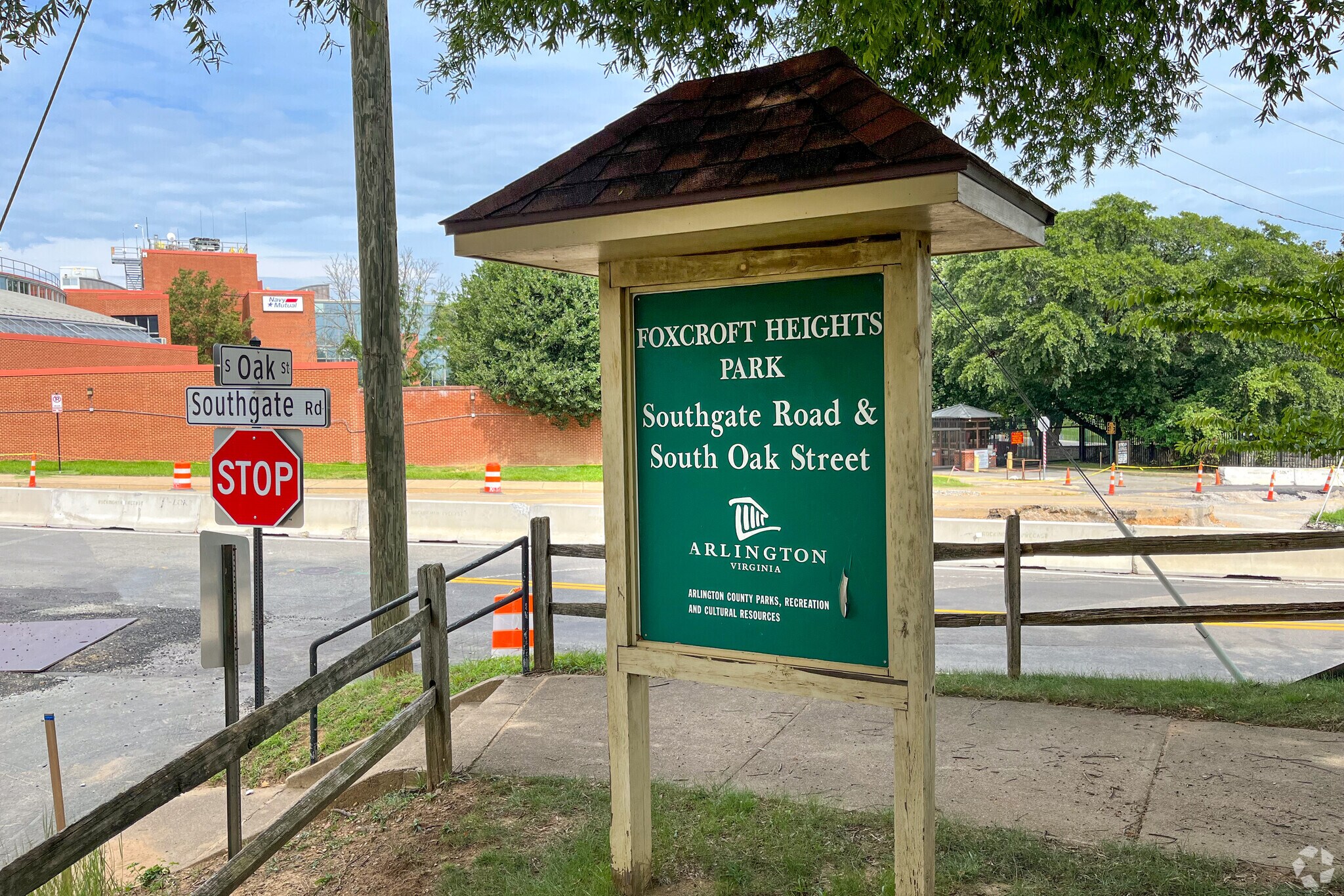 Foxcroft Heights Park is a great place to hang out after work.