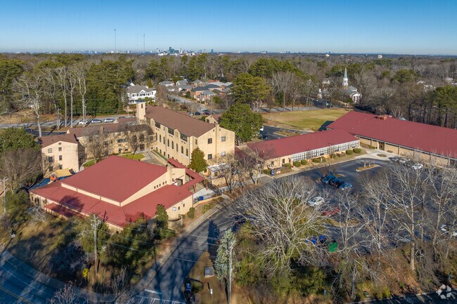 Saint Thomas More Catholic School sits in downtown Decatur.