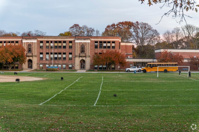 Wickford Middle School in North Kingstown has 341 students in grades 6-8 with a ratio of 12:1.