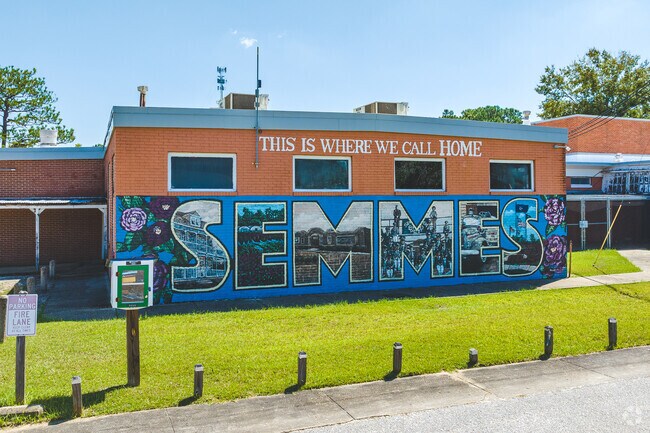 Redstone is located in Semmes, AL which is North of Mobile.