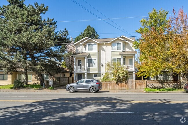 You can find rows of town homes along Greenwood Avenue in Bitter Lake.