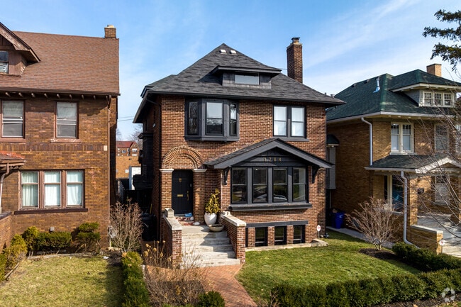 Colonial style home located in Islandview are made from old brick showing its natural age.