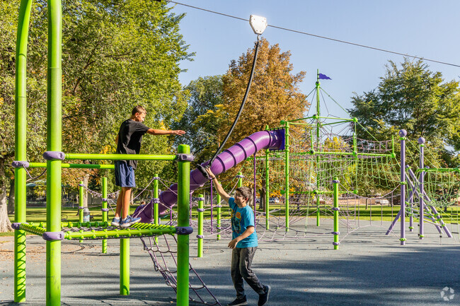 Kids love the many parks near Downtown Windsor.