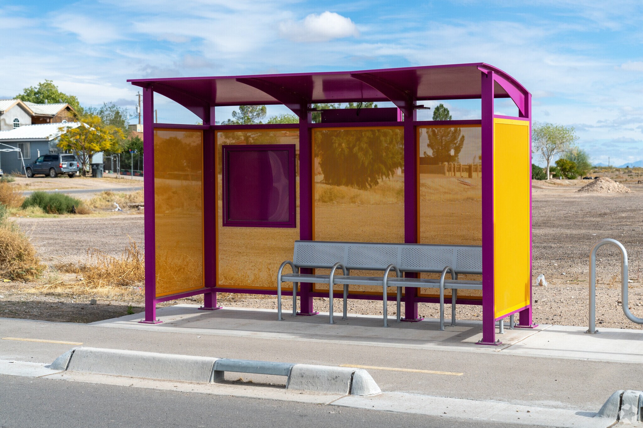 Public transportation links Tornillo residents to El Paso adventures.