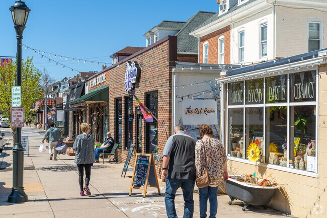 West Reading, Wyomissing's neighbor, offers a vibrant restaurant and shopping scene on Penn Ave.