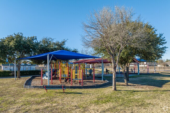 Hutto residents cherish Creek Bend Neighborhood Park for its refreshing pool and play areas.