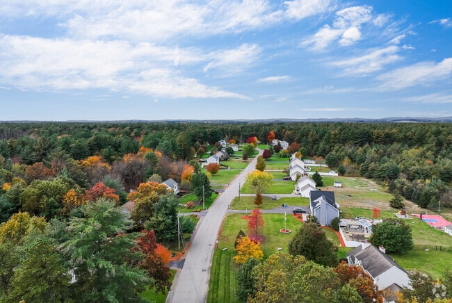 Litchfield, NH is filled with wide streets and large properties.