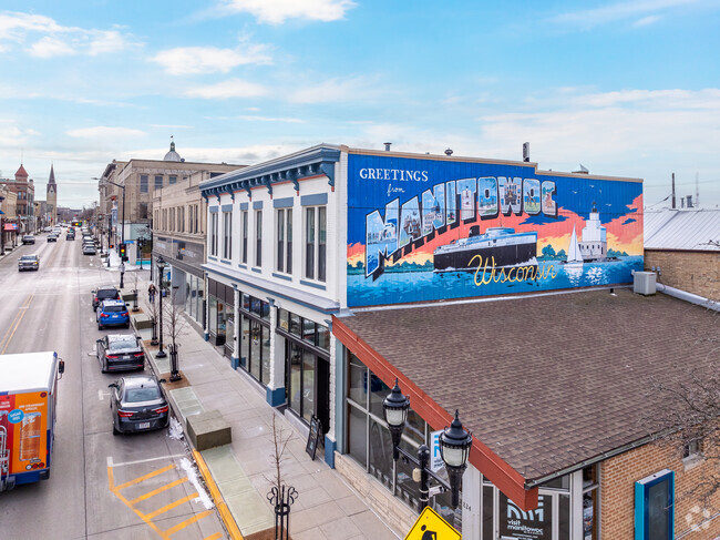 Manitowoc is know for its lake front on Lake Michigan and maritime history.