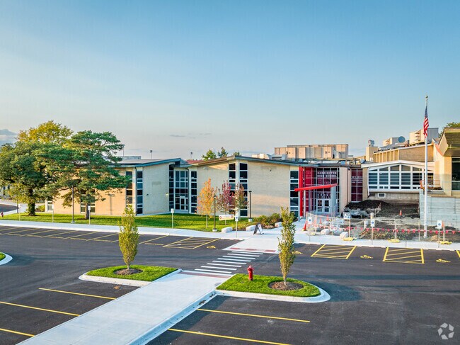 Barrington High School is located within Barrington Hills and the main school for this age.