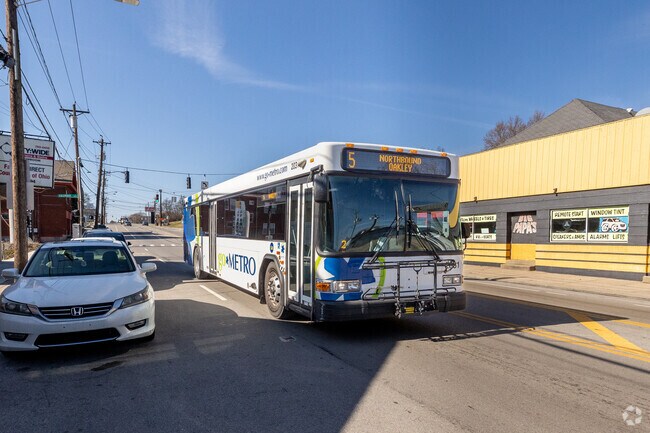 Bus lines run all through the Kennedy Heights area.