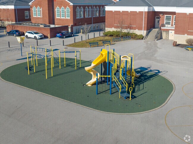 The students enjoy their playtime here at the College Hill Fundamental School.