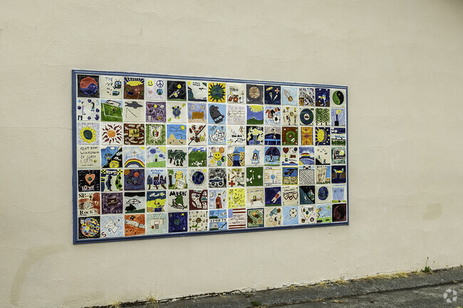 The artwork and murals at Sunny Brae Middle School are inspiring.