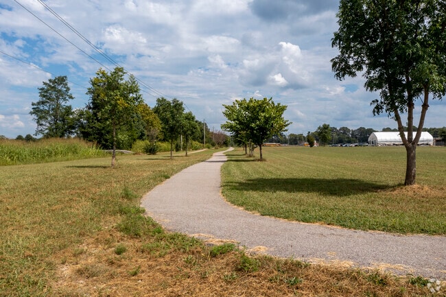 Starting at Hazel Green High School, the Trojan Trail Greenway is a three mile hiking trail .
