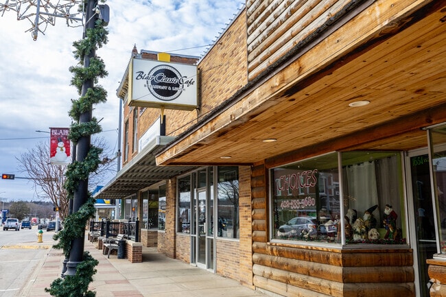 There are several eating options in downtown Blair.