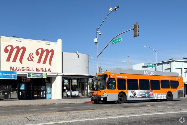 Walnut Park is full of retail shops.