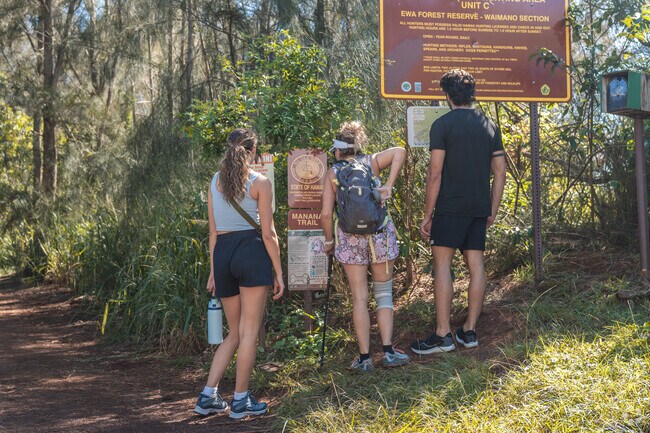 The well-maintained Manana Trail is a popular outdoors area for Halawa residents.