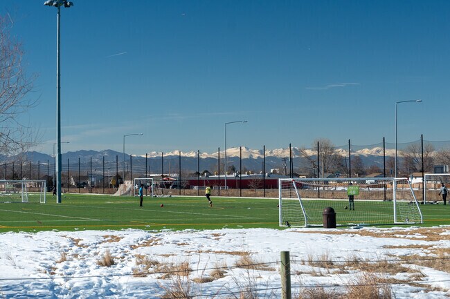 Sports lovers will enjoy quick access to Aurora Sports park.