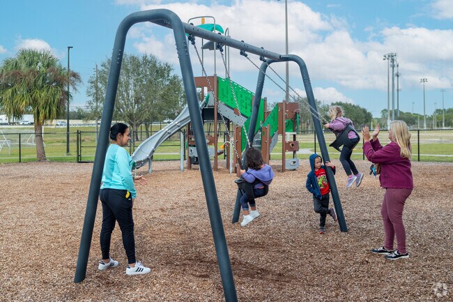 Vinelands moms love to take their kids to the Vinelands Community Park to swing on the swings.