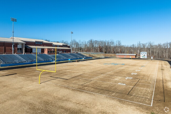 Oak Grove High School boasts a modern football field for sporting events.