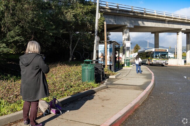 Public Transportation is great in Sausalito with a Park and Ride on the North End of town.
