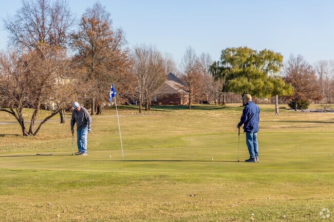 Locals can play a round of golf at The Legacy Golf Course in the Pontoon Beach neighborhood.