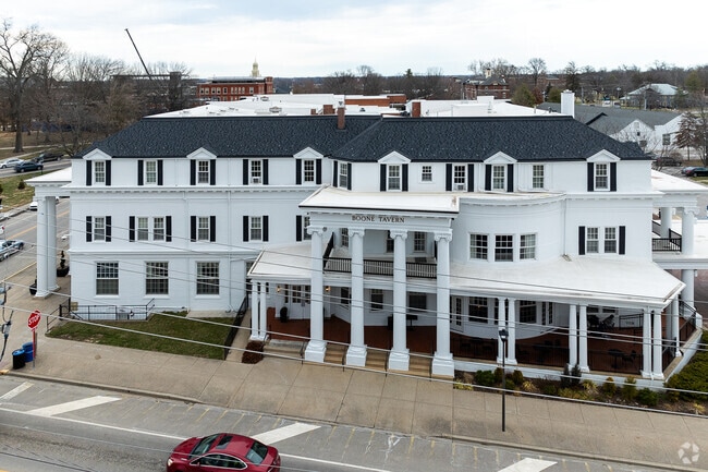 The historic Boone Tavern hotel and restaurant opened in Berea in 1909.
