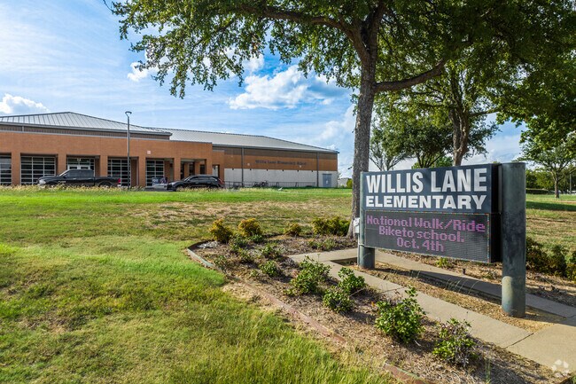Willis Lane Elementary School serves students in Chase Oaks from grades K-4.