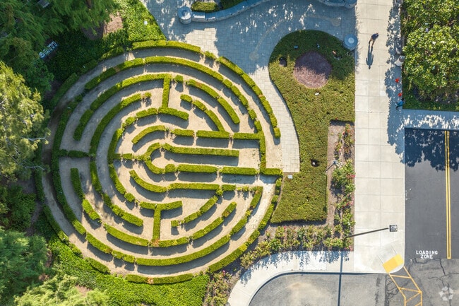 The hedge maze at St. John’s Regional Medical Center is a peaceful place to clear your mind.