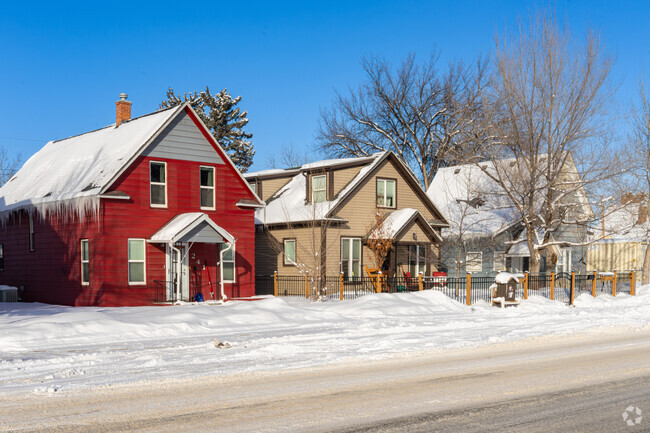 The downtown area of Sheridan has several homes that were built in the early 20th century.