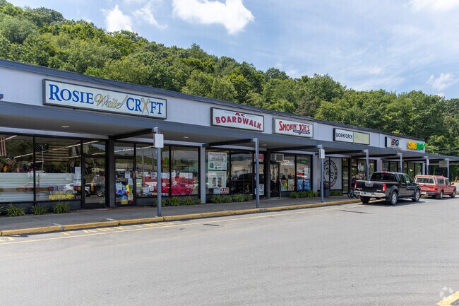 Newtown has many shopping options with plenty of parking.
