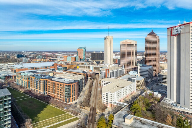 A lot of locals consider the Arena District the heart of downtown.