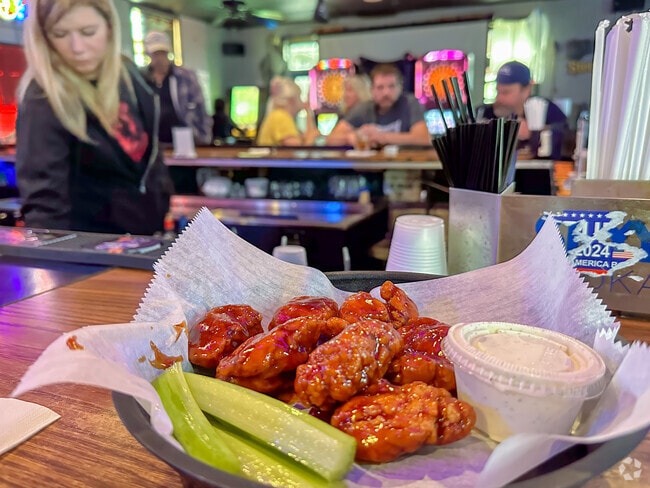 Enjoy delicious boneless wings at Scoot's Bar & Grill in Conway.