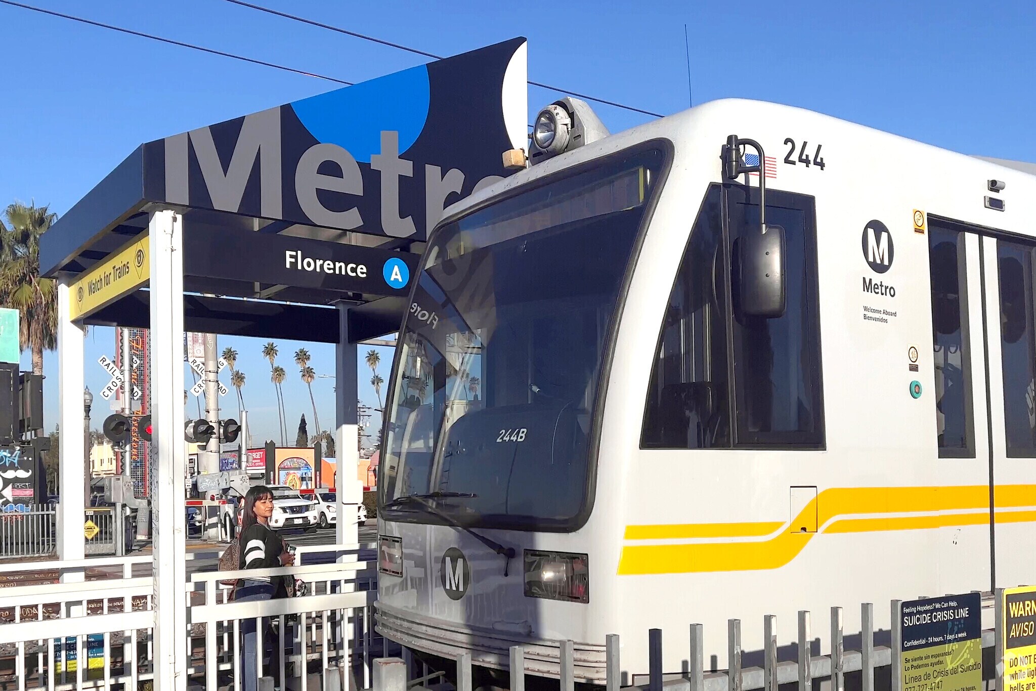 Public transportation is available in Walnut Park.