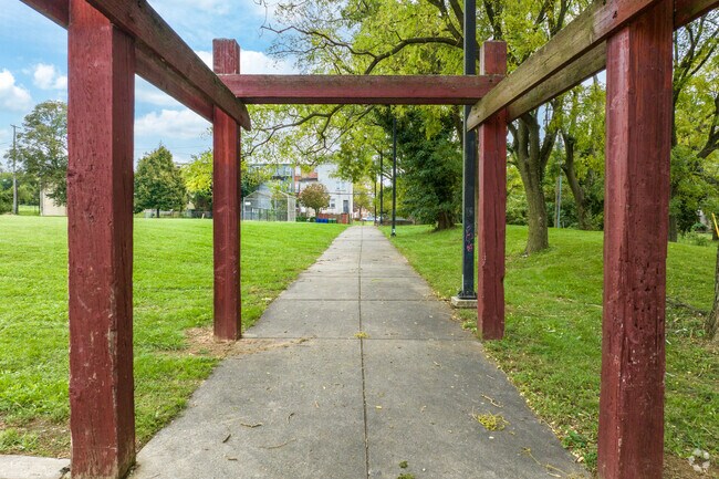 Go for a walk in Sandtown-Winchester at Pauline Fauntleroy Park.