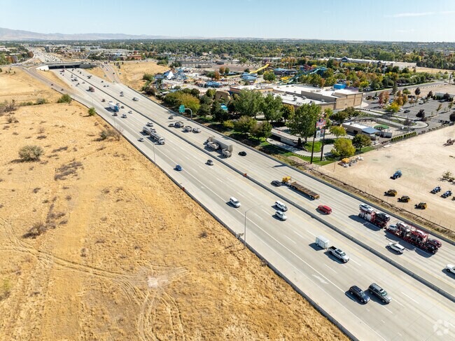 Jump on highway I-84 to connect to Boise Meridian and Nampa.