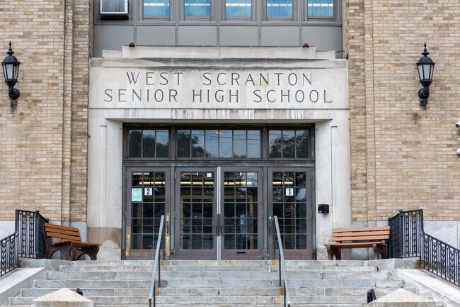West Scranton High School serves many neighborhoods in Scranton.