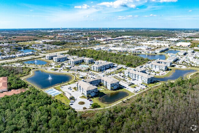 Omni is tucked in between i75 and Six Mile Cypress Slough.