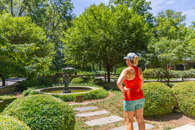 Escape to Awareness Garden in Lynchburg, VA for scenic views of art and nature.