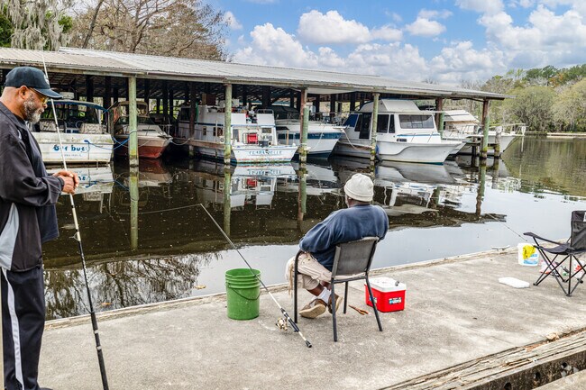 Curtis Lee Johnson Boat ramp is a popular destination close to Hillcrest to get your fishing in.