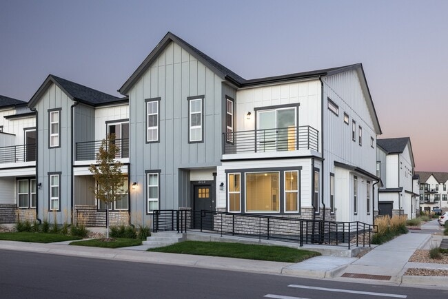 Roomy townhomes and unique single-family rentals at The Fillmore Rental Homes at Copperleaf.