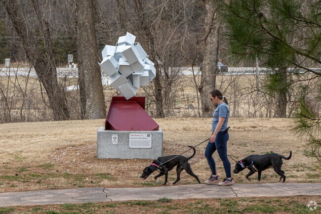 Take a stroll and enjoy the displays at Bluebird Trail Head and Sculpture Park.